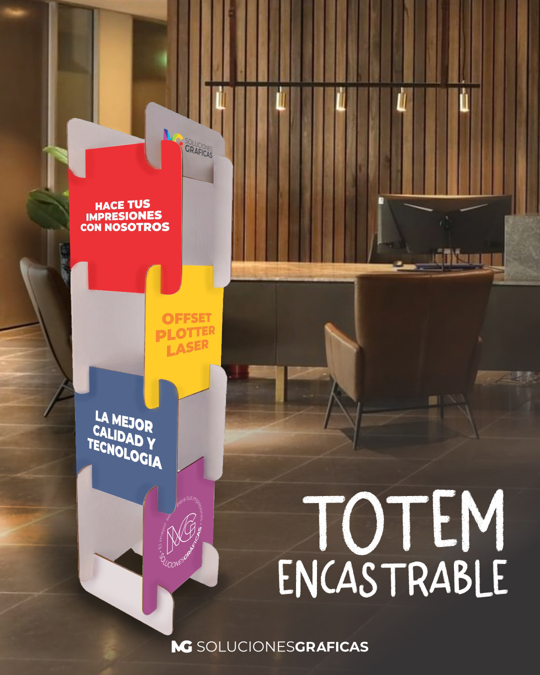 Totem Publicitario Encastrable
